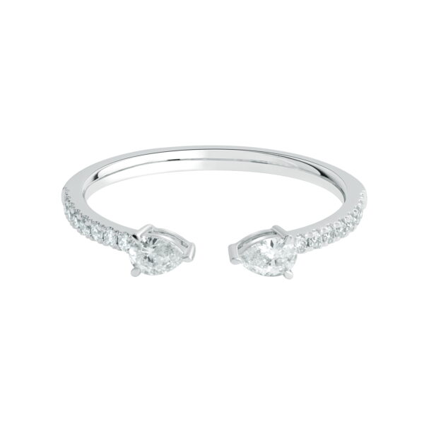 0.31 ct diamond ring “The Drop” - Image 2