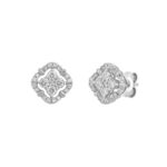 0.52 ct white gold diamond earrings “The Divine”