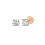 1.08 ct rose gold diamond earrings “The Iconic”