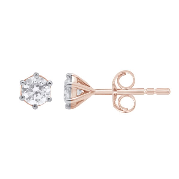0.50 ct diamond earrings “The Accent” - Image 2