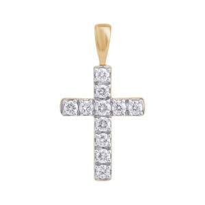 0.30 karato kryželis su deimantais „The Grace“