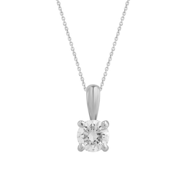 0.16 ct white gold diamond pendant “The Iconic” - Image 3
