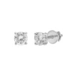 0.74 ct white gold diamond earrings “The Iconic”