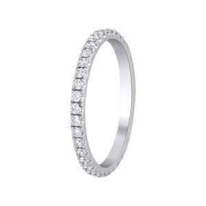 0.49 ct white gold diamond ring “The Vogue”