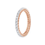 0.95 karato raudono aukso žiedas su deimantu „The Vogue“