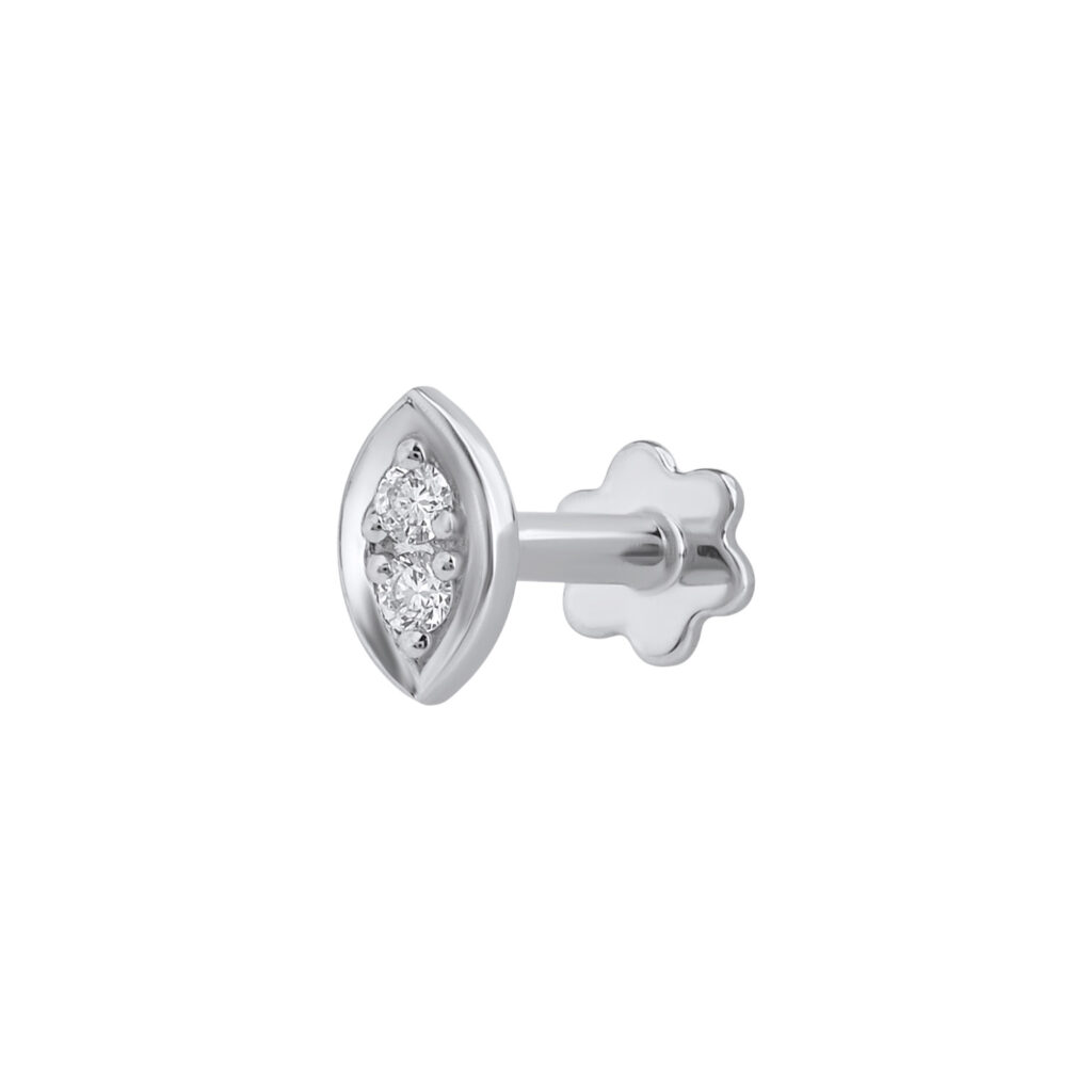 0.03 karato piercing auskaras su deimantais „The Seed“