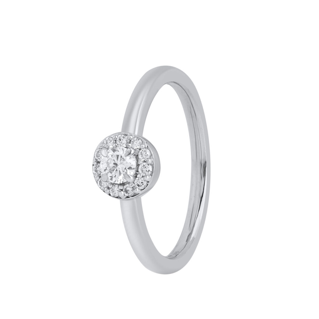 0.26 karato žiedas su deimantu „The Allure“