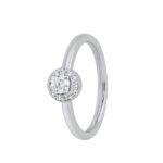 0.26 karato žiedas su deimantu „The Allure“