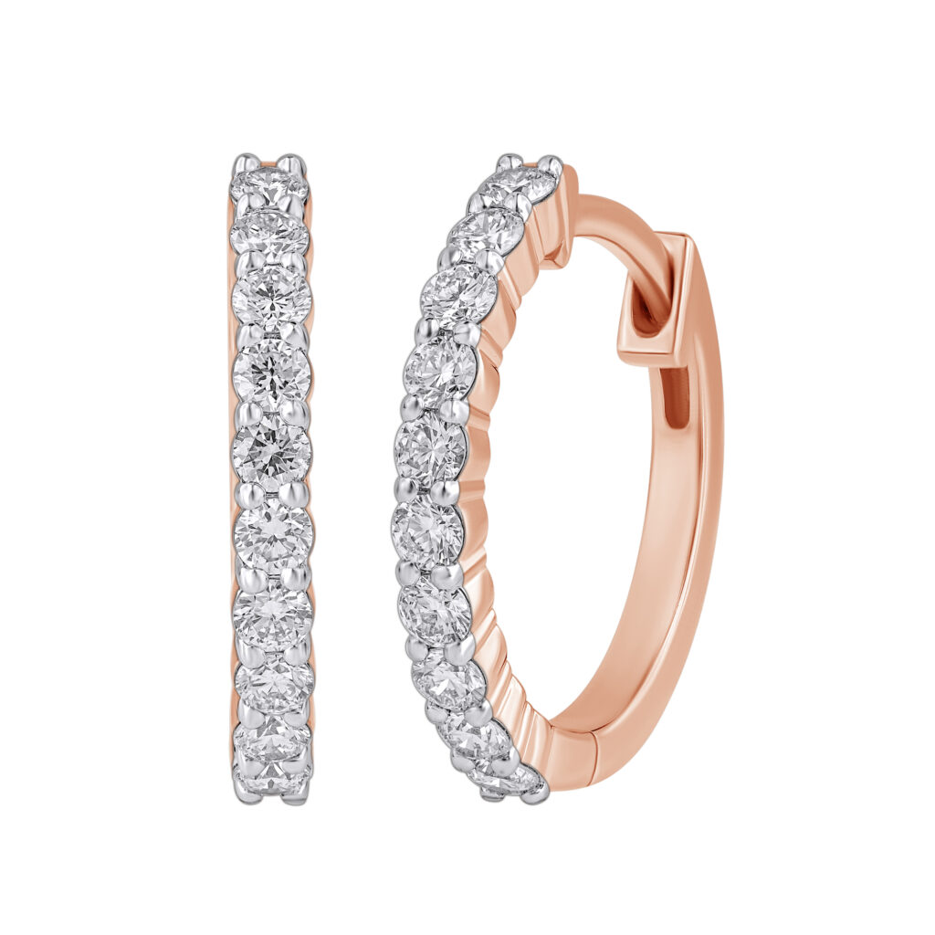 0.50 karato auskarai su deimantais „The Essence“