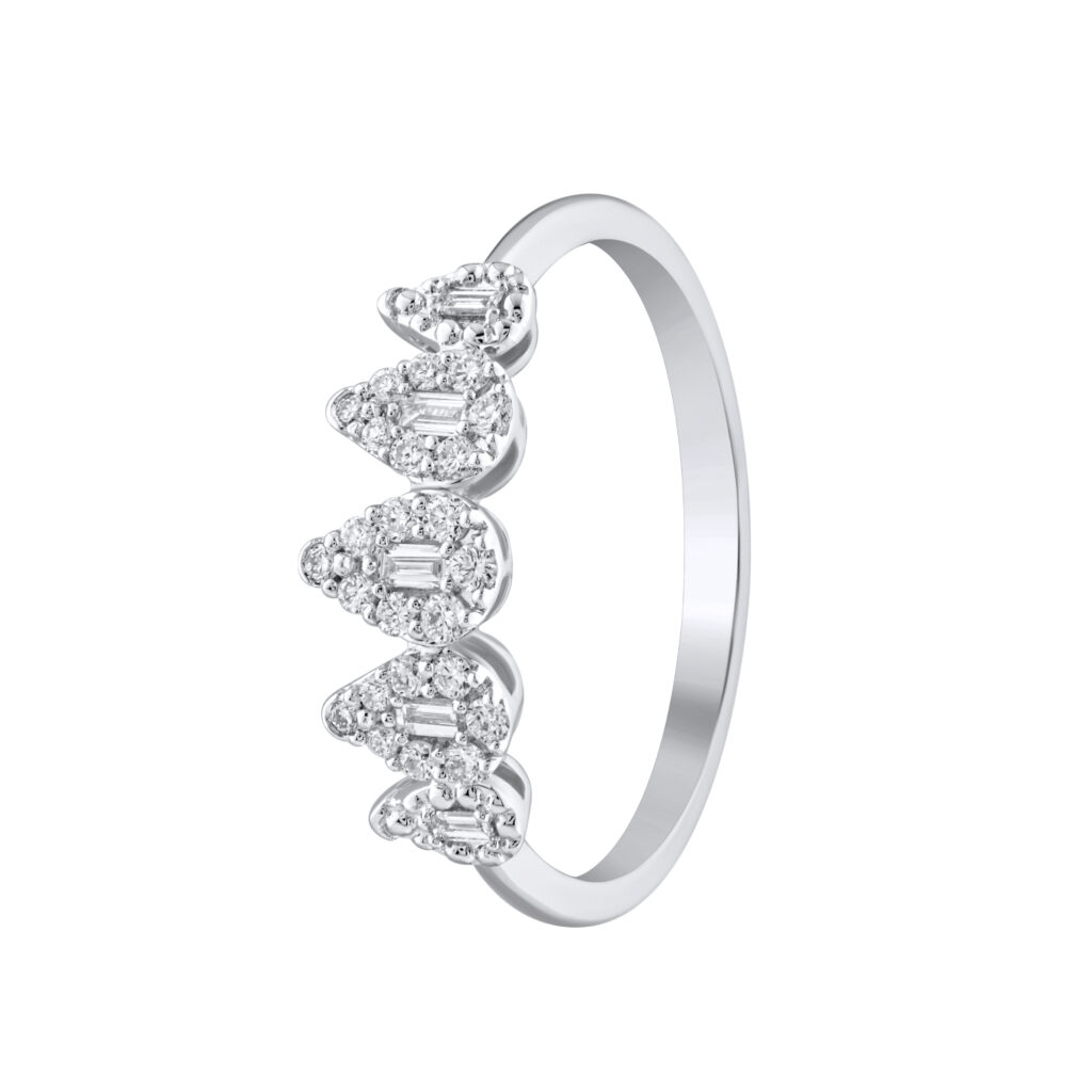 0.24 karato žiedas su deimantu „The Quinte“