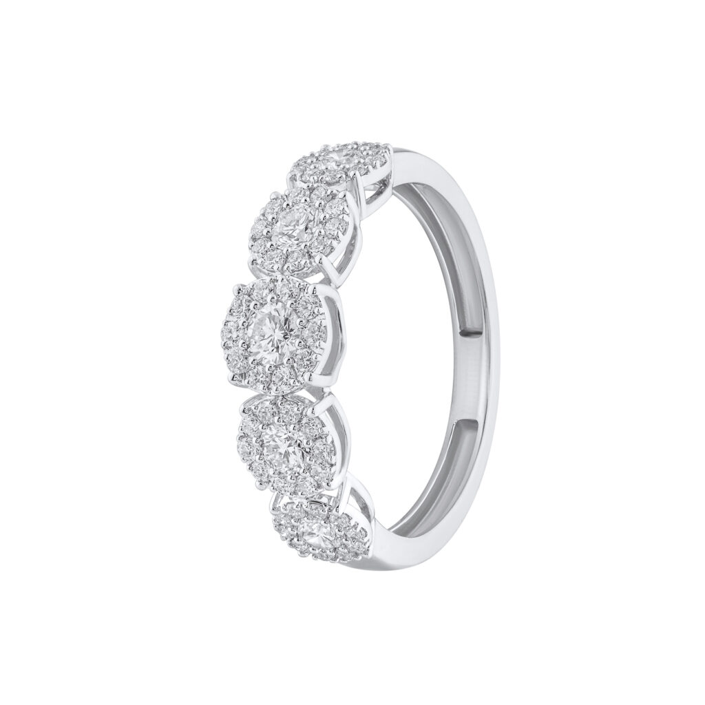 0.69 karato žiedas su deimantu „The Quinte“