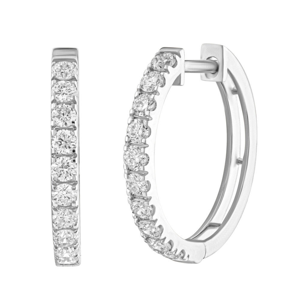 0.52 karato auskarai su deimantais „The The Essence Axis“