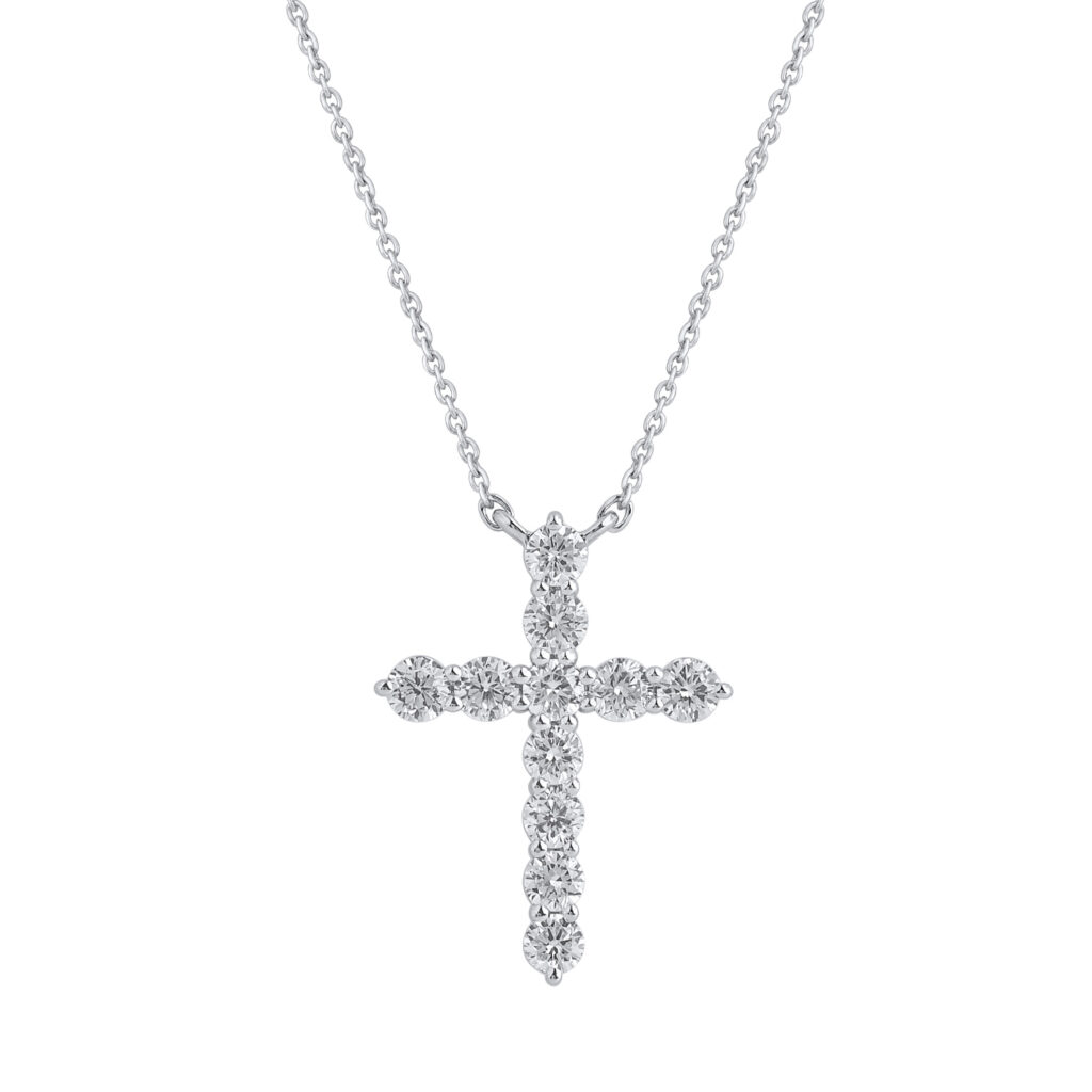 0.31 karato grandinėlė su kryželiu „The Iconic“